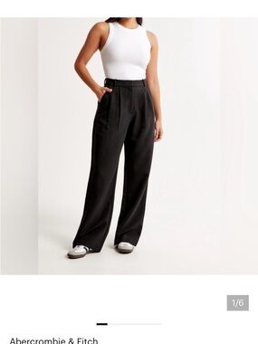 Abercrombie & Fitch Sloane Tailored Pant Black
